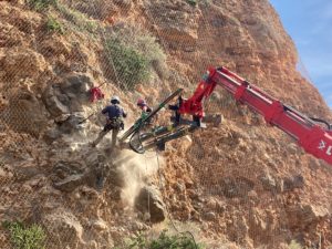 Confortement de falaise