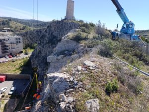 Confortement de falaises en PACA