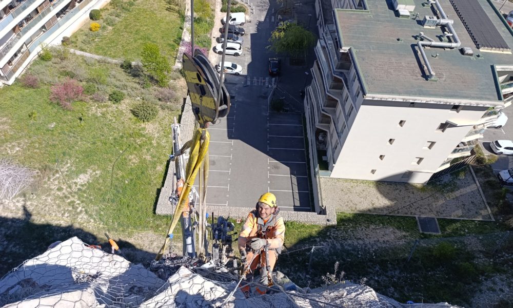 Confortement de talus - PACA