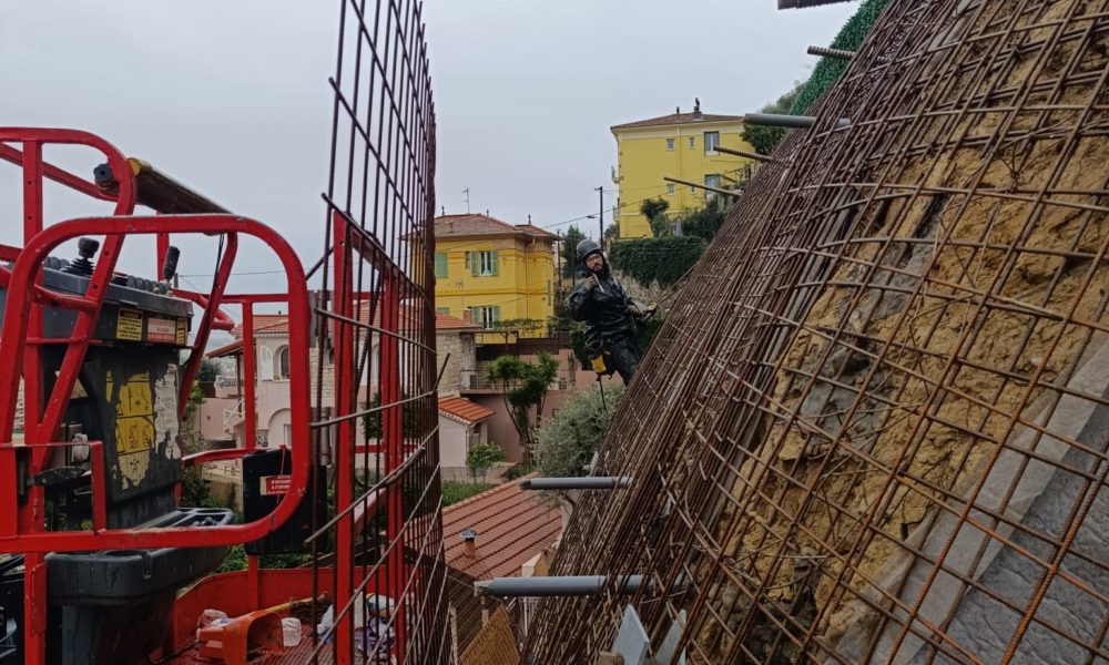 Béton projeté et parois clouées Béton projeté et parois clouées