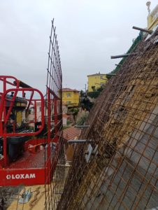Béton projeté et parois clouées