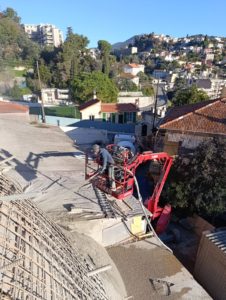 Béton projeté et parois clouées